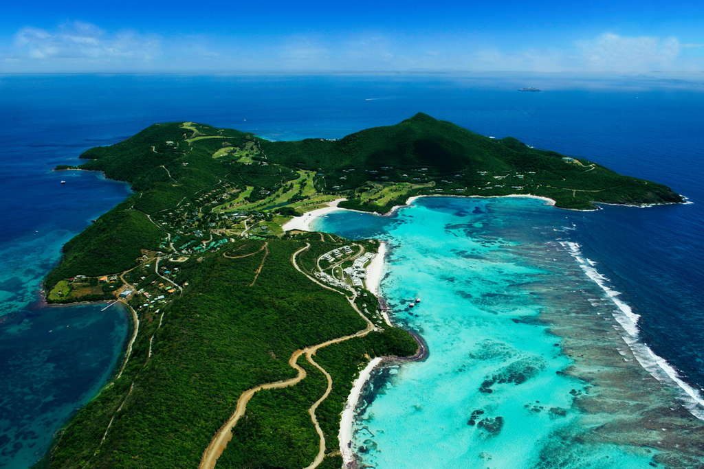 The island of Canouan in St. Vincent and the Grenadines.