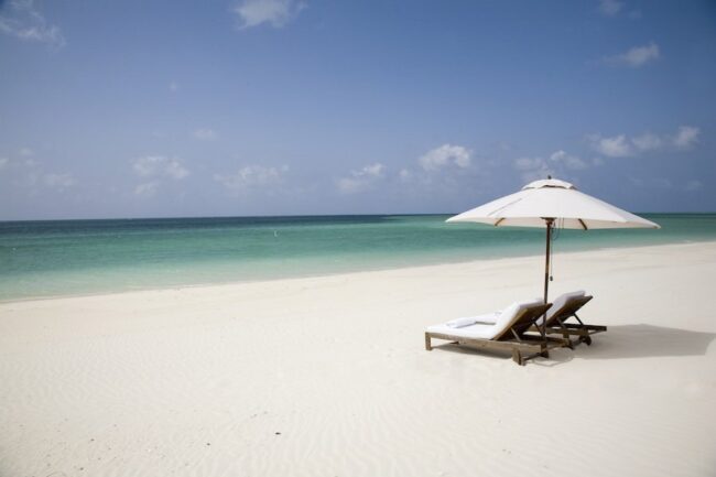 Beach at Parrot Cay Como