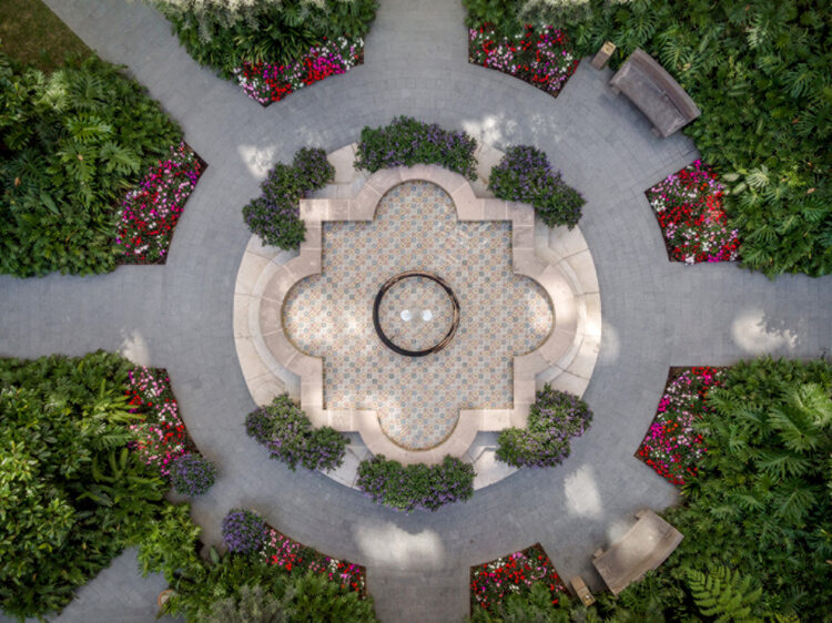 Courtyard at Four Seasons Hotel Mexico City